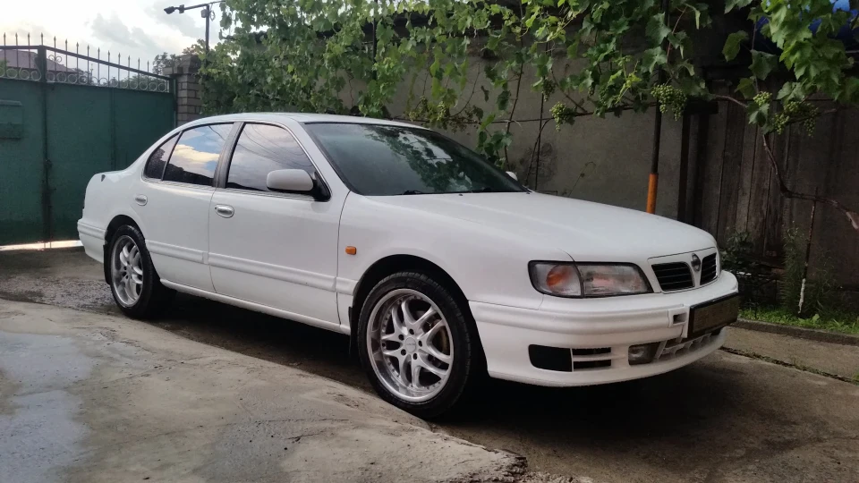 Nissan Maxima White horse