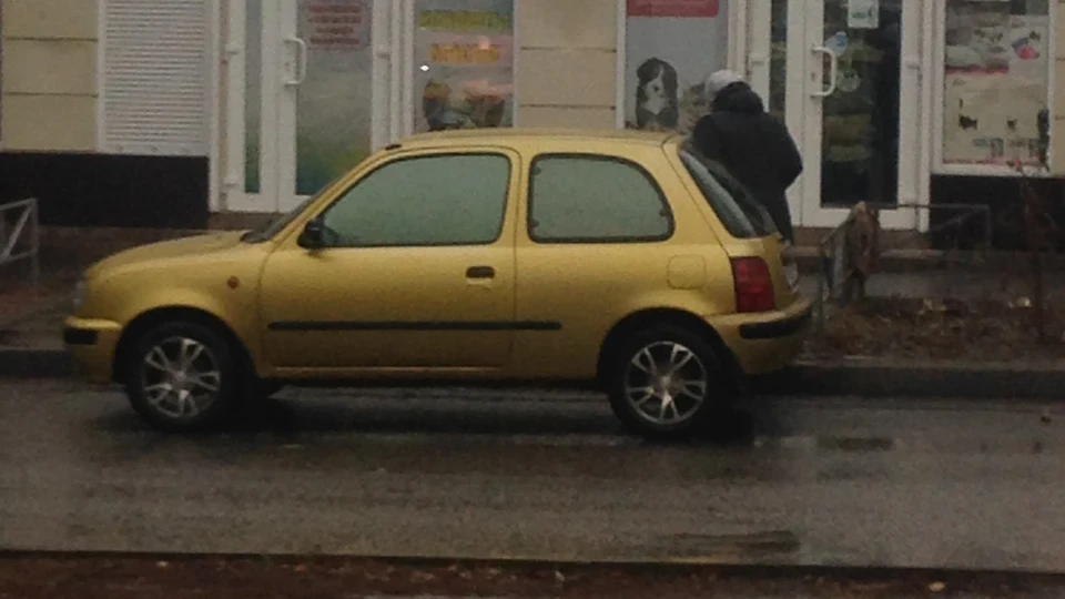 Nissan Micra Золотистий Мікроб