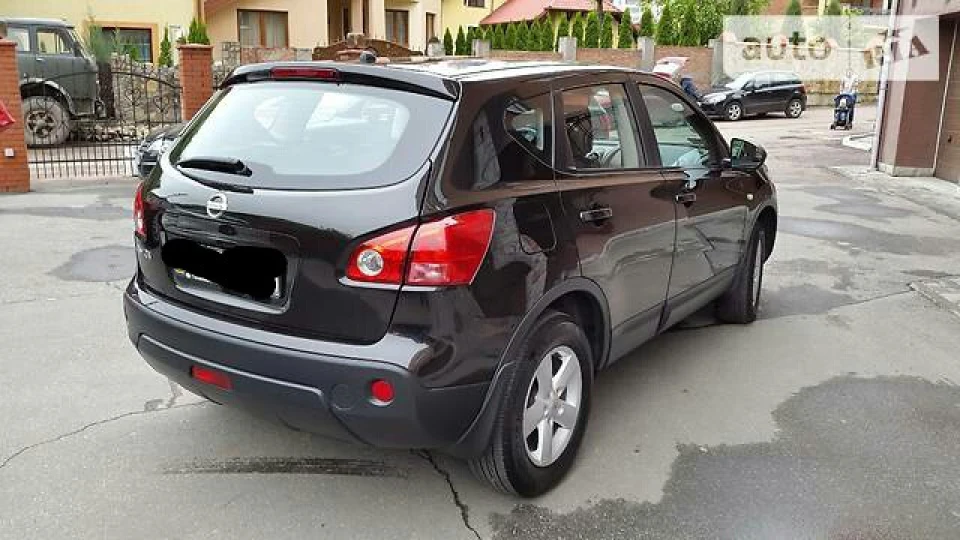 Nissan Qashqai Перша реєстрація31.10.08