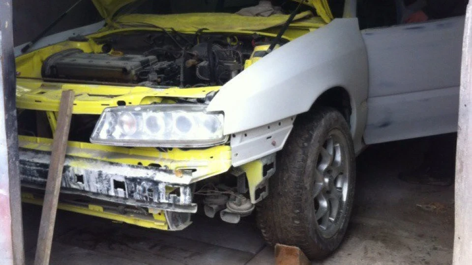 Opel Calibra Yellow Bitch 2