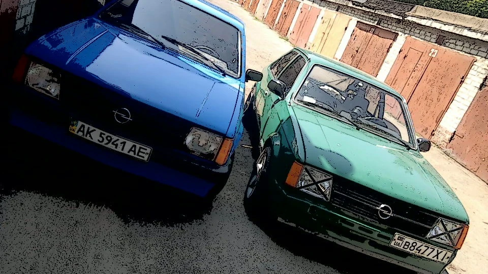 Opel Kadett шалена табуретка 5