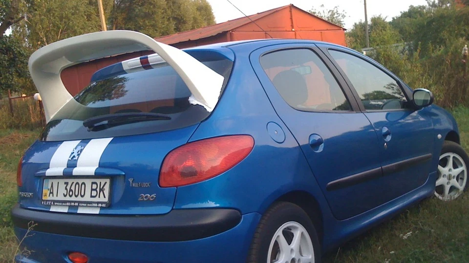 Peugeot 206 Синя красуня ) 3