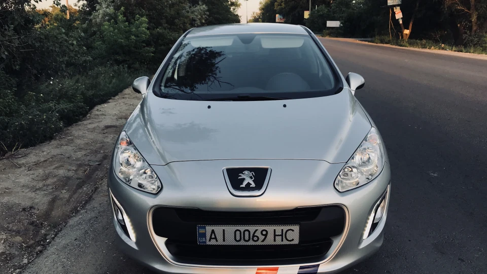 Peugeot 308 сріблястий Лев 4