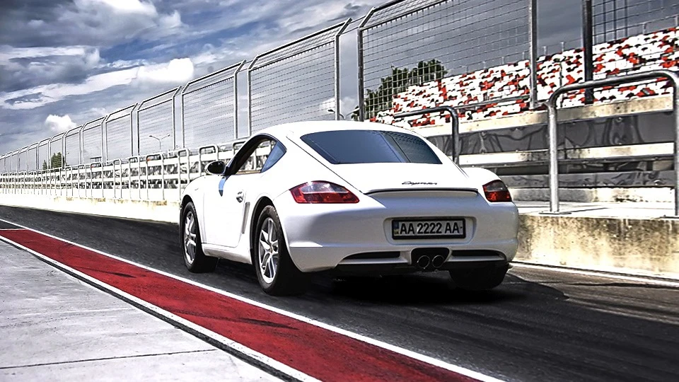 Porsche Cayman Білий КроКо 2