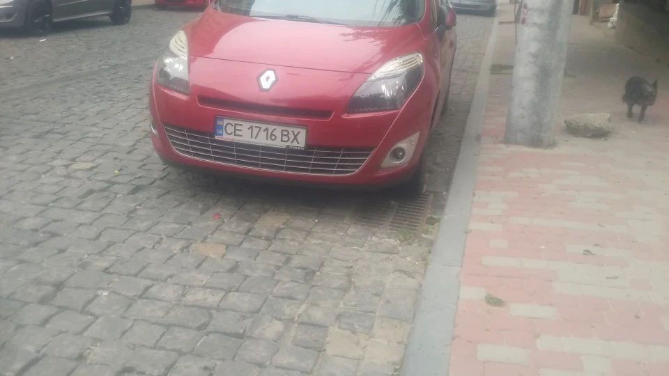 Renault Grand Scenic красний металик 1.9 tdi 4