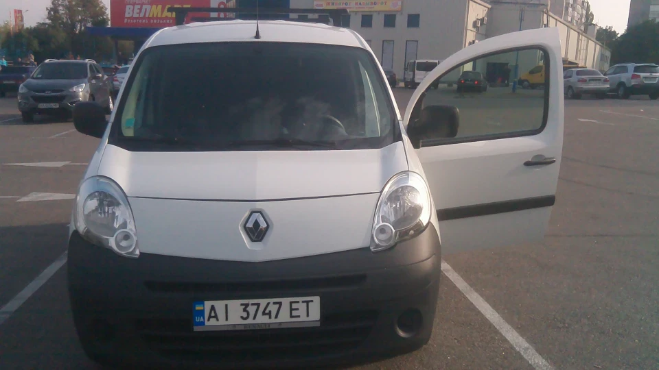 Renault Kangoo білий живчик 2