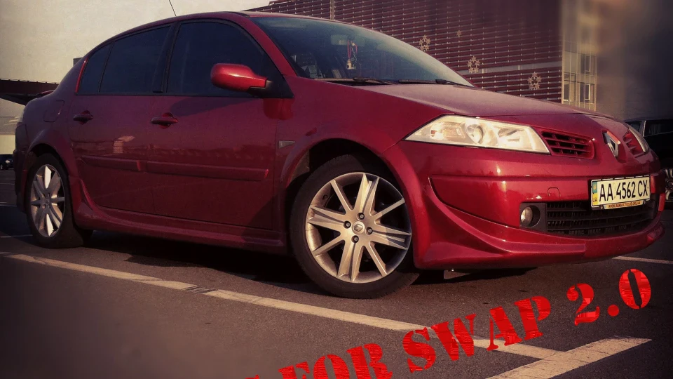 Renault Megane вишневий фетиш 2