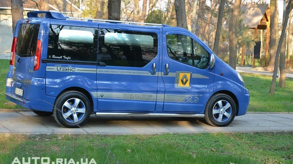 Renault Trafic Небесно-синій Бусик 2