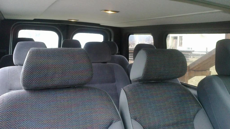 Renault Trafic white sturgeon