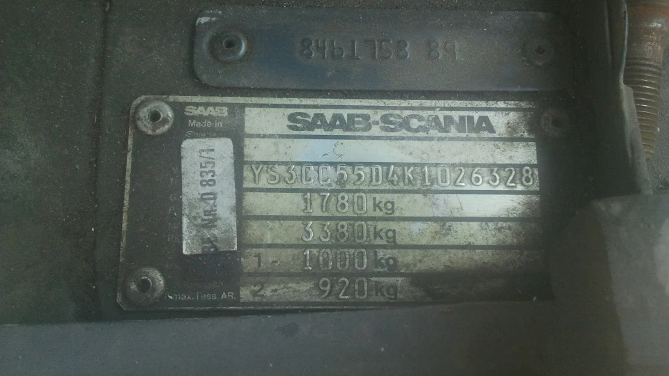 Saab 9000 розбираю!