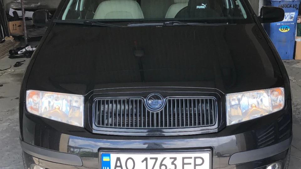 Skoda Fabia 1,4 MPI чорна пантера
