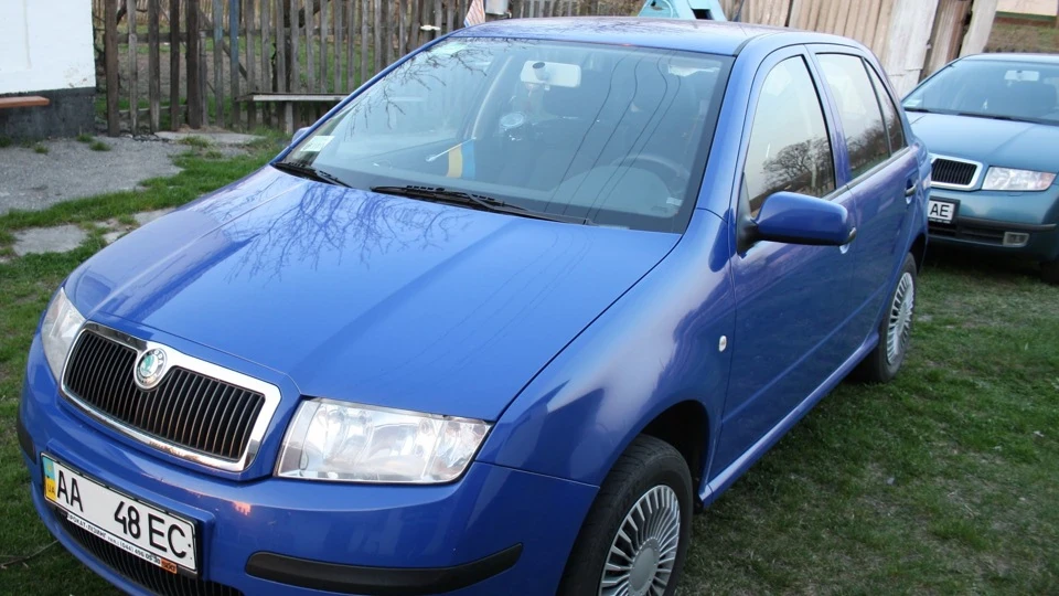 Skoda Fabia Біло-синій найсильніший 4