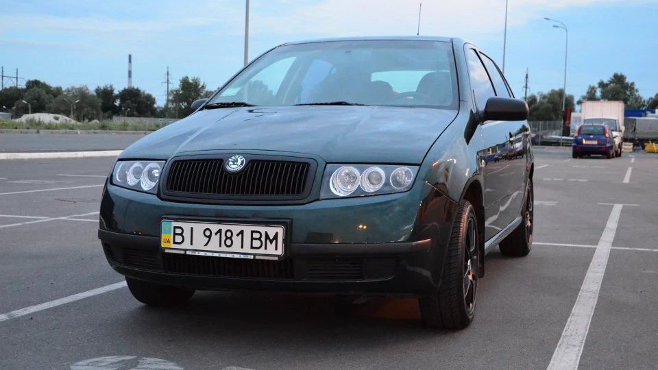 Skoda Fabia green-stuff 3