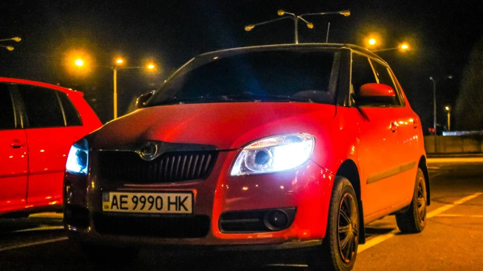 Skoda Fabia Red 3