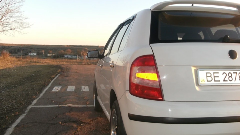 Skoda Fabia White Шкодун 3
