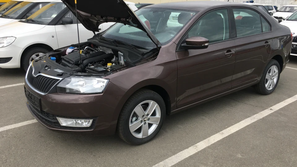 Skoda Rapid коричнева 2