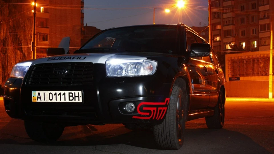 Subaru Forester 2.5 турбо Black Adder 5