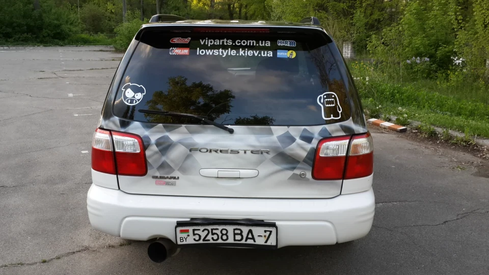 Subaru Forester S/tb Black & White JDM 4