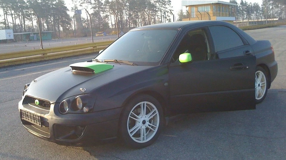Subaru Impreza WRX Грязнулька в зеленому! 4
