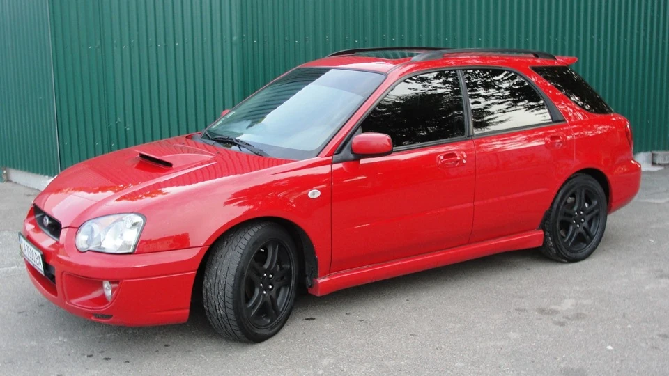 Subaru Impreza WRX Red Wagon 4