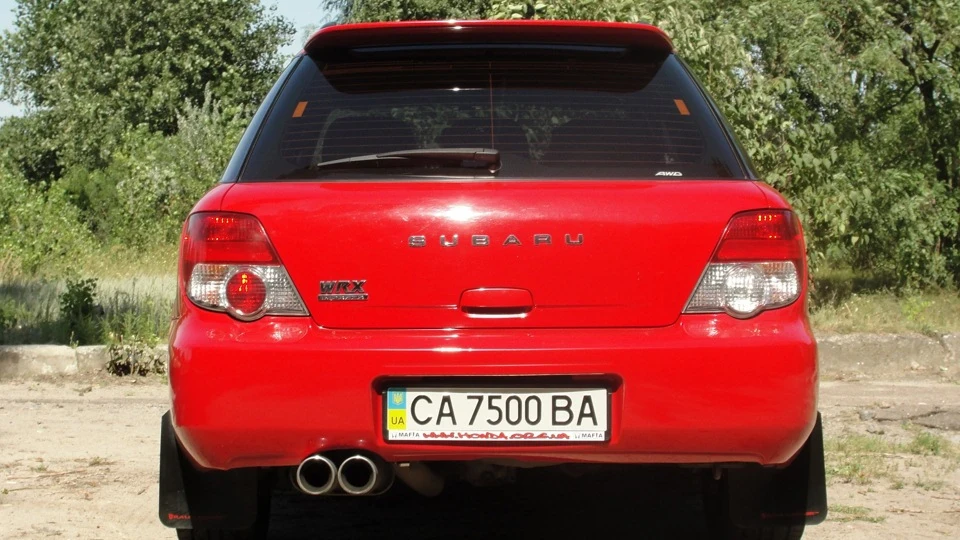 Subaru Impreza WRX Red Wagon 5