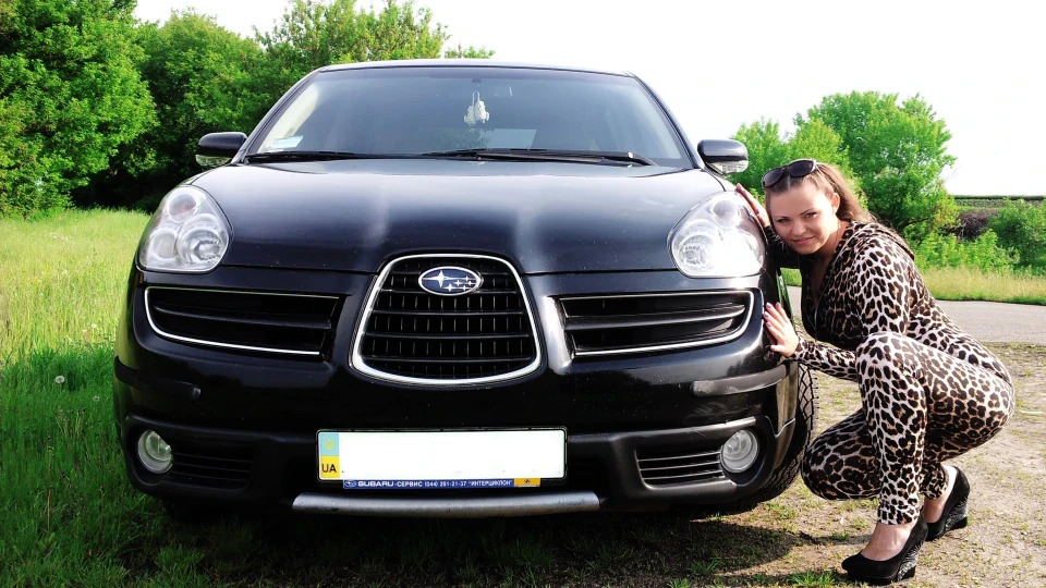 Subaru Tribeca Black Lady