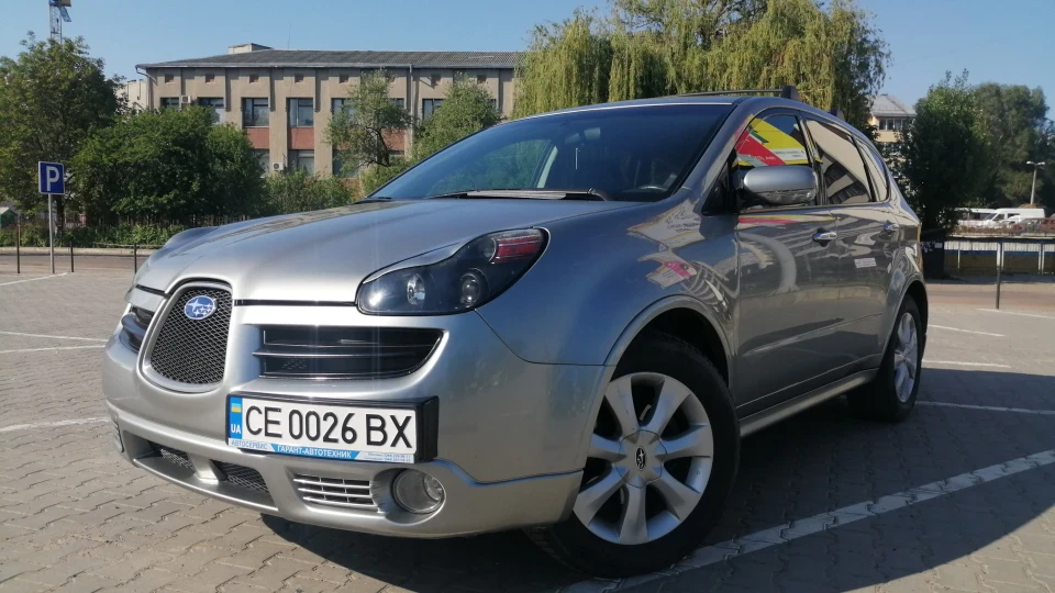 Subaru Tribeca Сірий Бігемот 3
