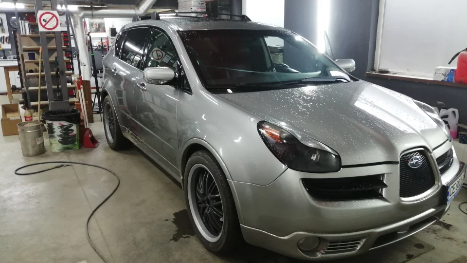 Subaru Tribeca Сірий Бігемот 4