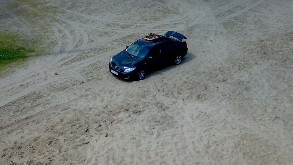 Toyota Corolla BLACK and WHITE 3
