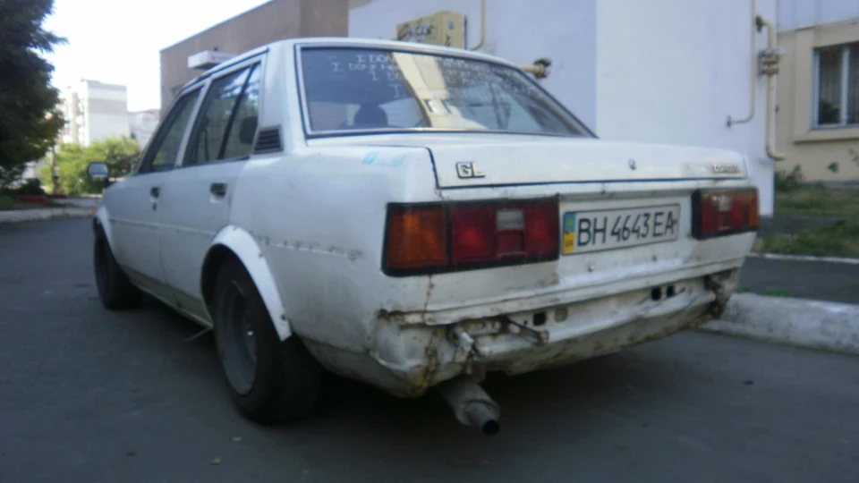 Toyota Corolla burnout KE70 3