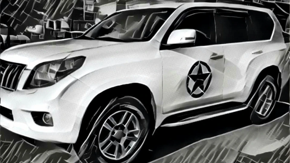 Toyota Land Cruiser Prado White Tank 3