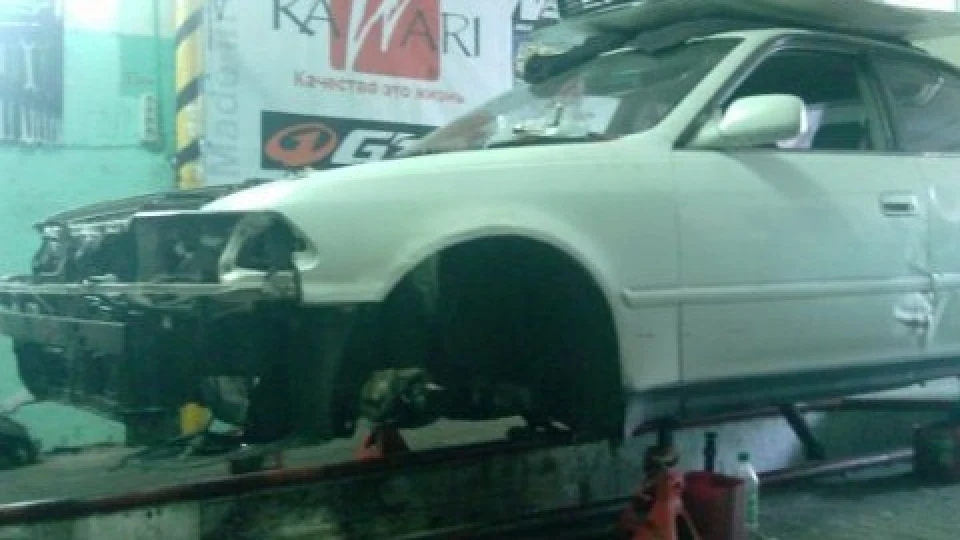 Toyota Mark II Four Under Construction 4