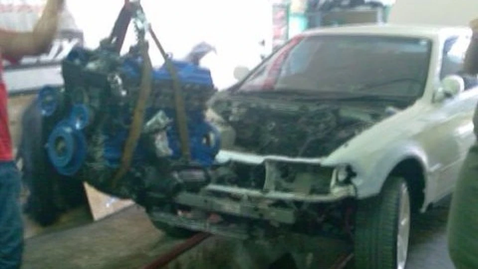 Toyota Mark II Four Under Construction 5