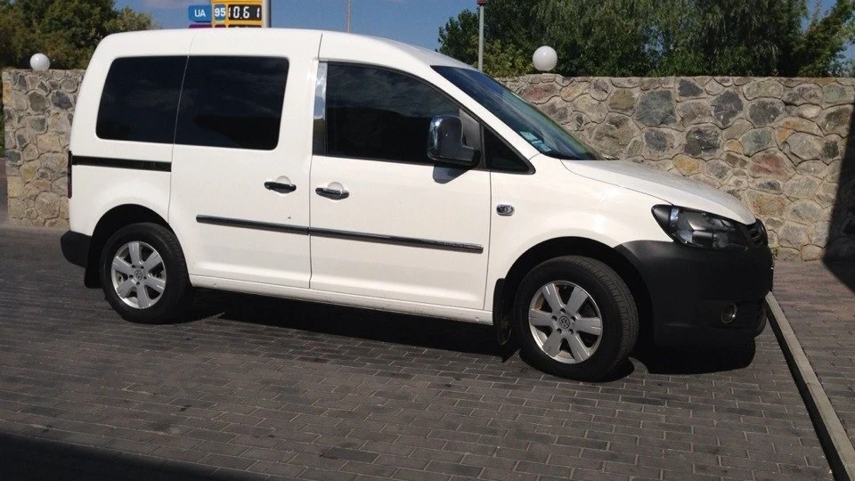Volkswagen Caddy Білий танк)) 3