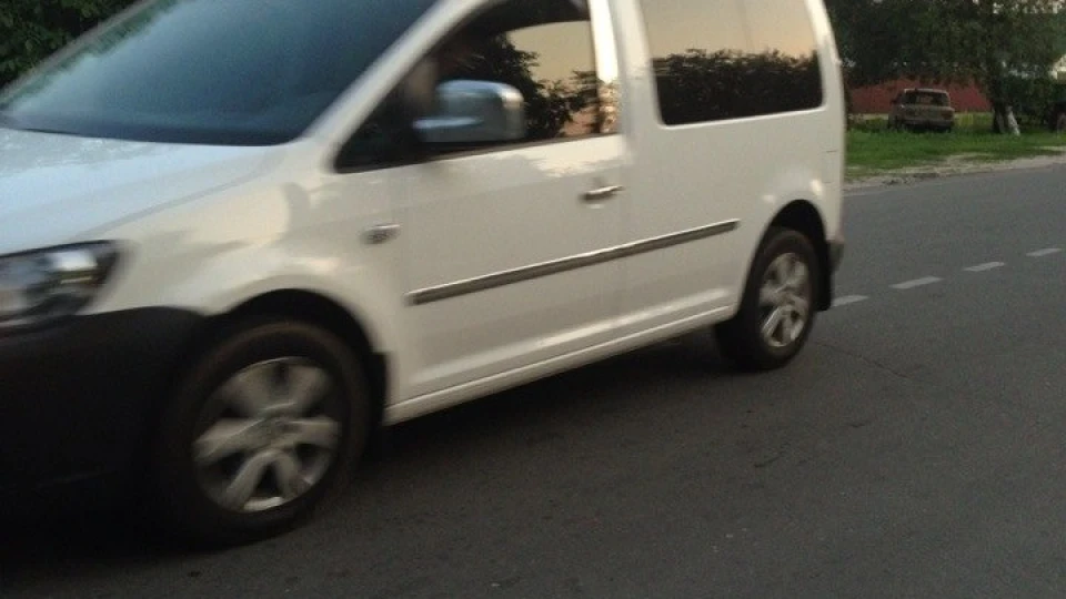 Volkswagen Caddy Білий танк)) 4
