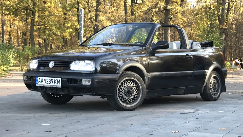 Volkswagen Golf Cabriolet Безголовий чорник 4
