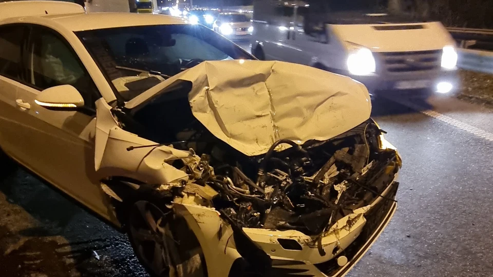 Volkswagen Golf GTI 5 сек до стовпа 4