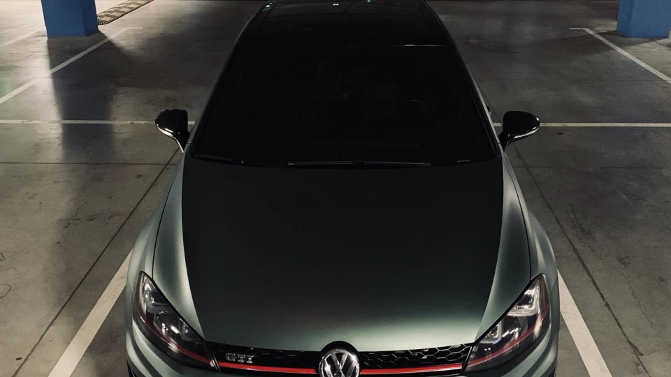 Volkswagen Golf GTI MK7 Green Mate Matallic 4