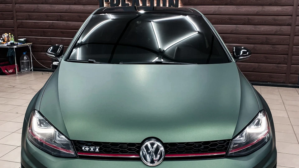 Volkswagen Golf GTI MK7 Green Mate Matallic 5