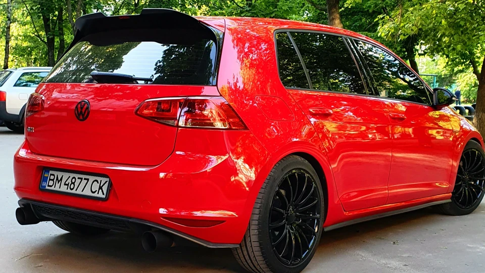 Volkswagen Golf GTI mk7 #tornado red st 1+ 2