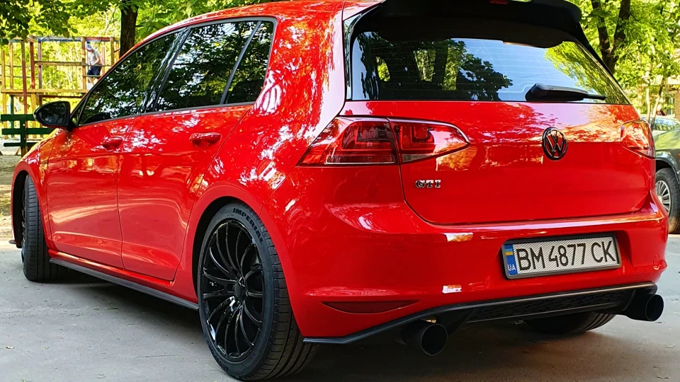Volkswagen Golf GTI mk7 #tornado red st 1+ 3