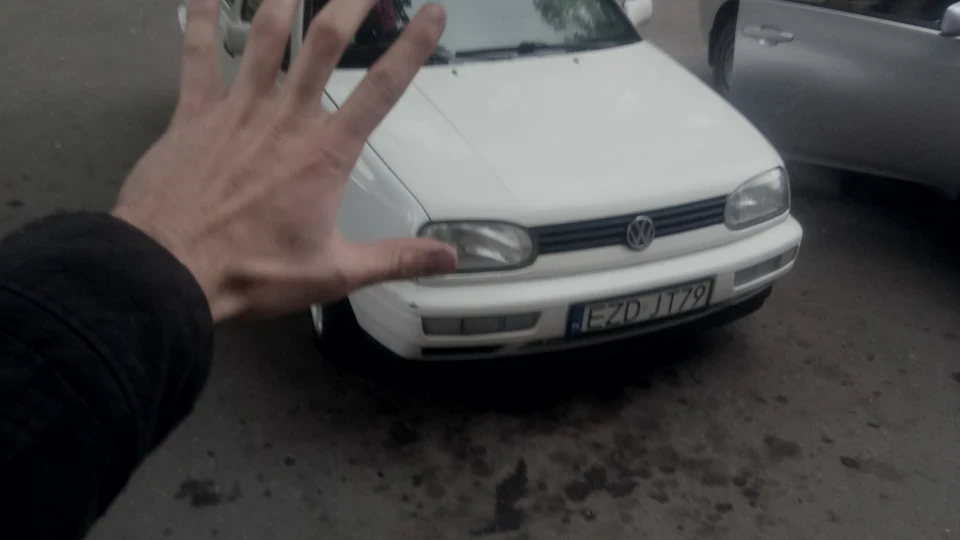 Volkswagen Golf Variant білий вагончик
