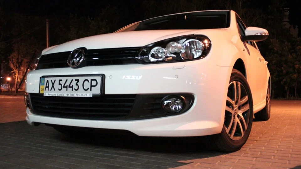 Volkswagen Golf білий красень 2