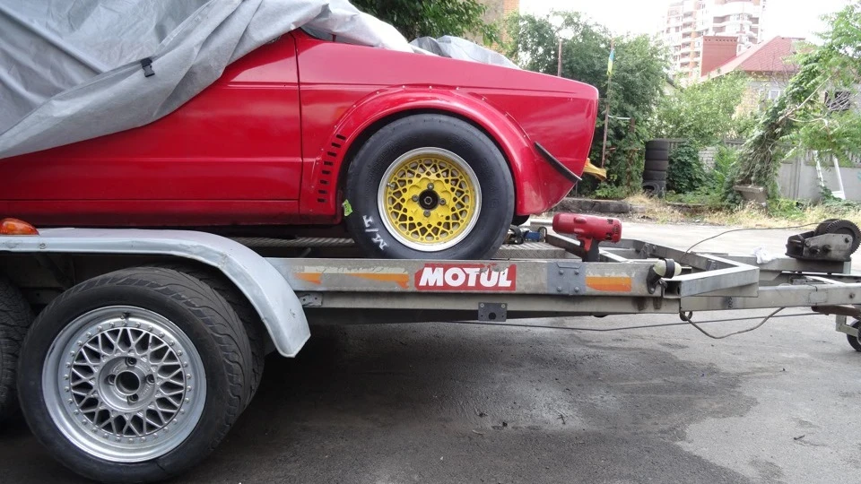 Volkswagen Golf hill climb maschine