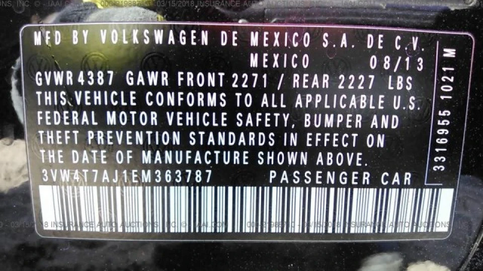 Volkswagen Jetta GLI 2.0T Black 3