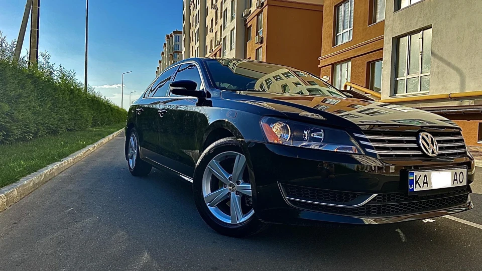 Volkswagen Passat US Чорний Лінкорн 3