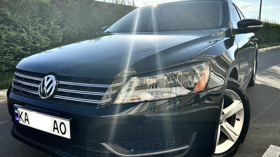 Volkswagen Passat US Чорний Лінкорн 5
