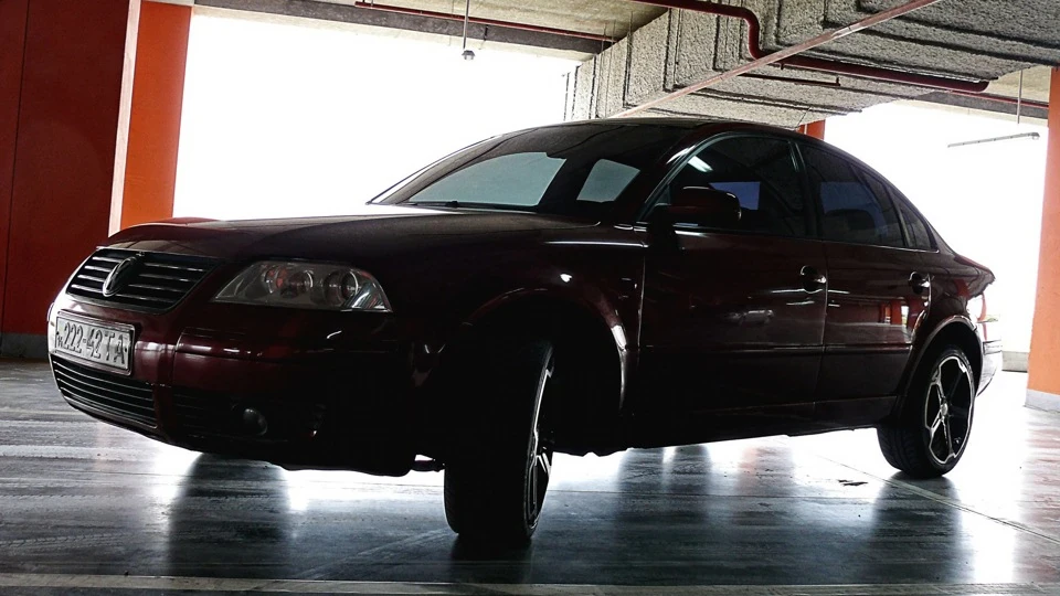 Volkswagen Passat Вишневий 4