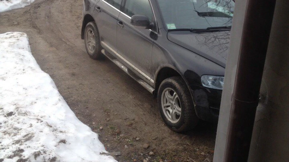 Volkswagen Touareg Паровоз на чіпі 2