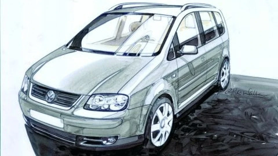 Volkswagen Touran Чорний металік 1.9 TDI 2